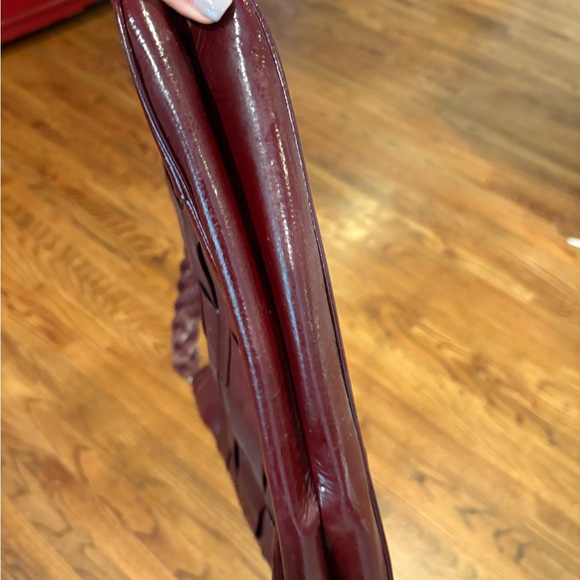 Cole Haan Burgundy Leather Shoulder Bag - Picture 4 of 4